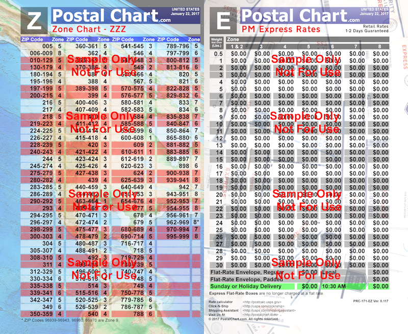 Us Postal Rates 2019 Chart